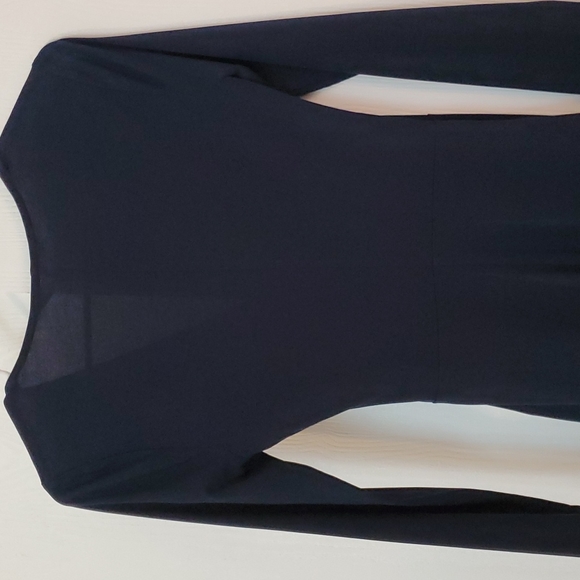 BCBG Navy wrap dress - Picture 6 of 8